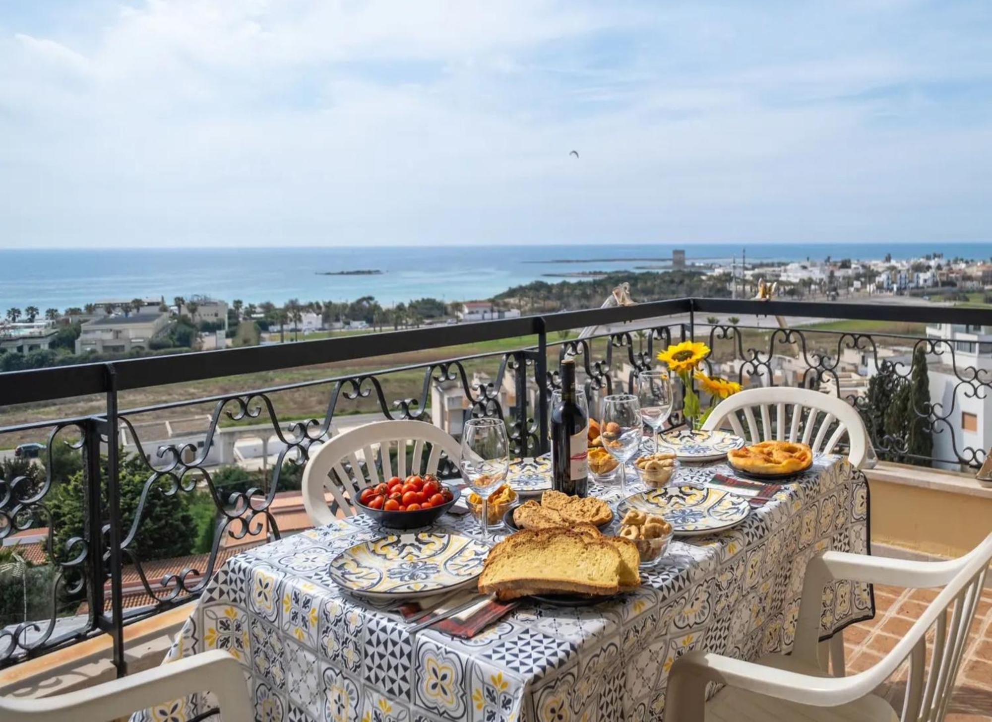 Vila The Sea View Panoramic Porto Cesareo Exteriér fotografie